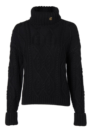 Noveli Cable Knit Black