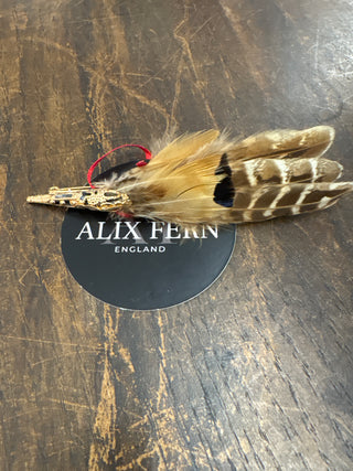 Alix Fern Small Feather Pin