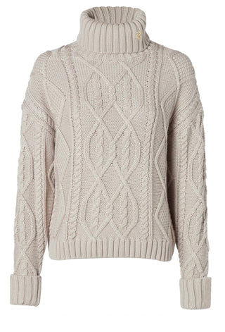 Noveli Cable Knit Taupe