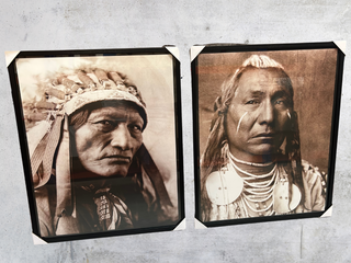 Set of 2 Native American Framed Prints
