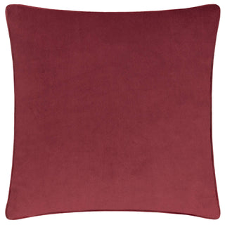 Amor Eterno Velvet Piped Cushion Red: Red / Feather Rich Filled / 45 x 45cm