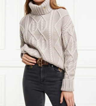 Noveli Cable Knit Taupe