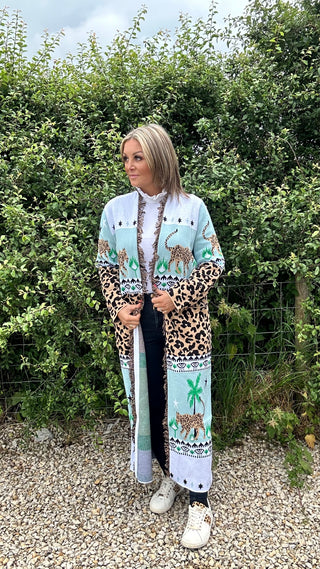 Leopardess Cotton Jacquard Duster