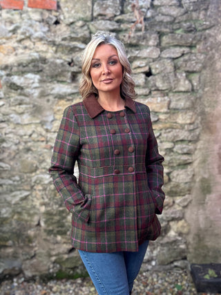 Maggie Jacket Green Check