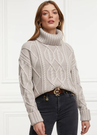 Noveli Cable Knit Taupe