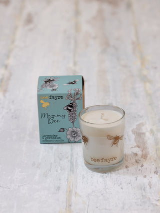 Mummy Bee Lavender & Geranium Small Scented Candle