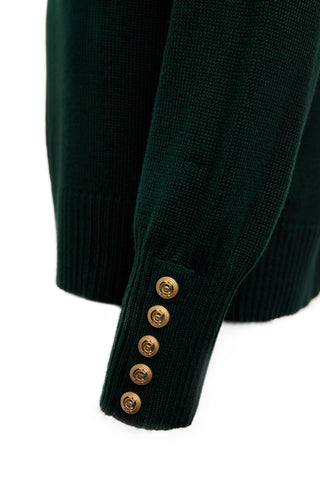 Chamonix Roll Neck Knit in Emerald