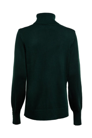 Chamonix Roll Neck Knit in Emerald