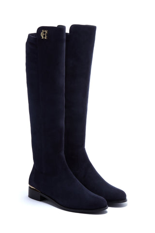 Albany Knee Boot Ink Navy