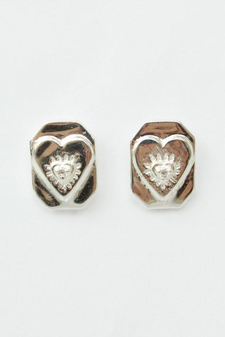 Crystal Heart Stud