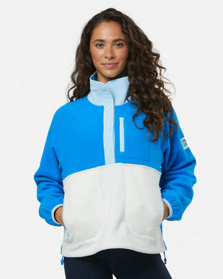 Snap Polar Fleece Sky Blue