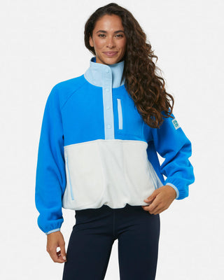 Snap Polar Fleece Sky Blue