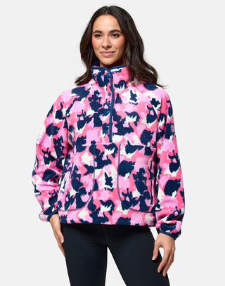 Snap Polar Fleece Pop Print