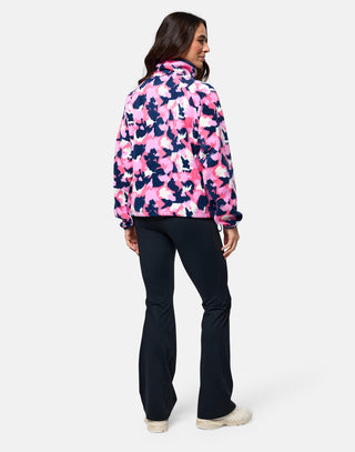 Snap Polar Fleece Pop Print