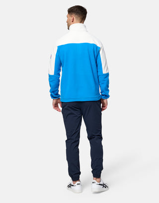 Half Zip Polar Fleece (unisex) Sky Blue