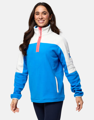 Half Zip Polar Fleece (unisex) Sky Blue