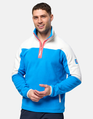 Half Zip Polar Fleece (unisex) Sky Blue