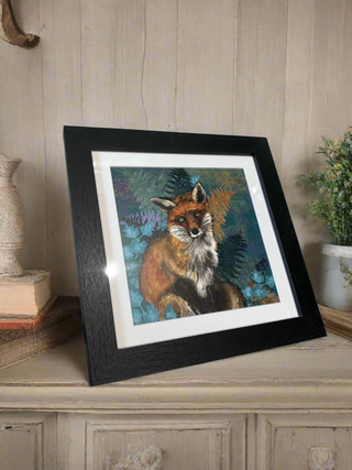 Fox Art Print in Frame