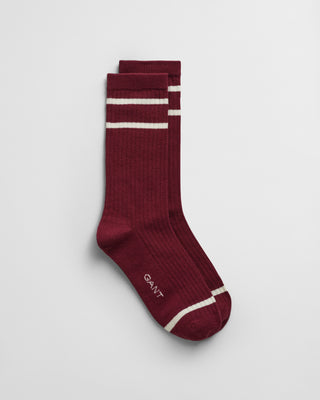 Striped Rib Socks