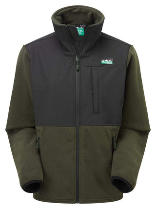 Ridgeline Hybrid Fleece Olive & Black