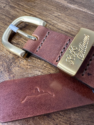 Allora Belt in Mid Brown