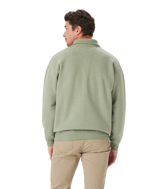 Mulyungarie 1/4 Zip Sweatshirt Green Marle