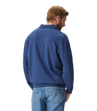 Mulyungarie 1/4 Zip Sweatshirt Blue Marle