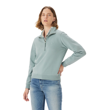 Trickett 1/4 Zip Sweatshirt Jade