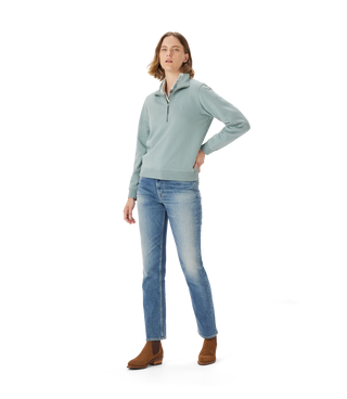 Trickett 1/4 Zip Sweatshirt Jade