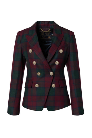 Knightsbridge Blazer in Mulberry Tartan