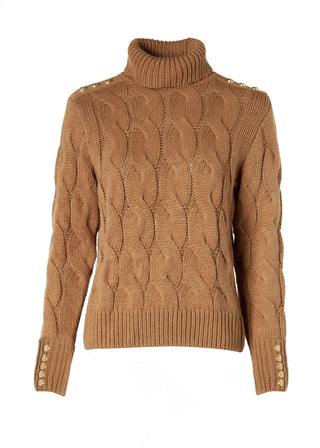 Lucia Roll Neck Knit Toffee