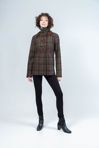 Maggie Jacket Green Check