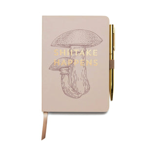 Vintage Sass - "Shiitake Happens" Notebook and Pen