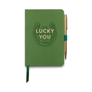 Vintage Sass - "Lucky you" Notebook and Pen