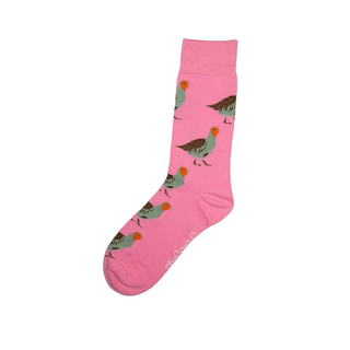 Pink Partridge Sock