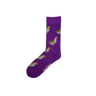 Royal Purple Partridge Sock