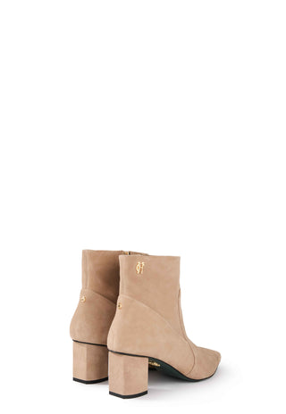 Regency Mid Ankle Boot Taupe Suede