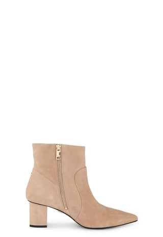 Regency Mid Ankle Boot Taupe Suede