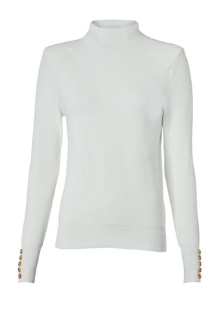 Tara High Neck Knit Natural