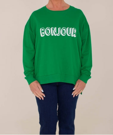 Bonjour Logo Sweatshirt