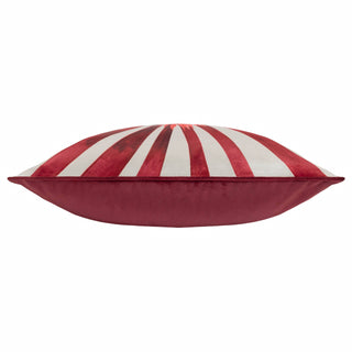 Amor Eterno Velvet Piped Cushion Red: Red / Feather Rich Filled / 45 x 45cm