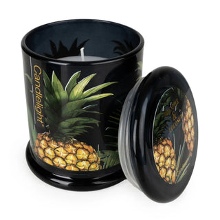 Large Glass Lidded Jar - Pineapple & Coconut