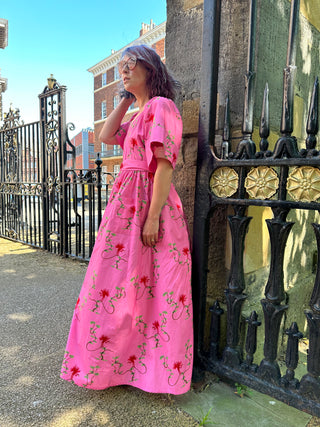 Kimono sleeve sale maxi dress