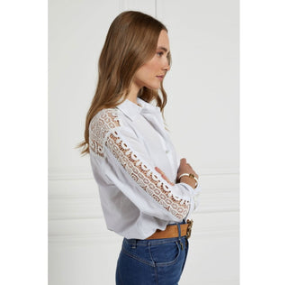 Oversized Lace Cotton Shirt