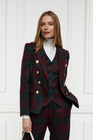 Knightsbridge Blazer in Mulberry Tartan