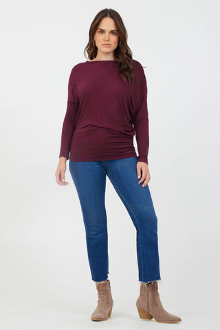 Delaney Asymetric Jersey Top