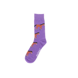 Horse Socks Purple