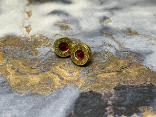 Stud Rifle Earrings Gold