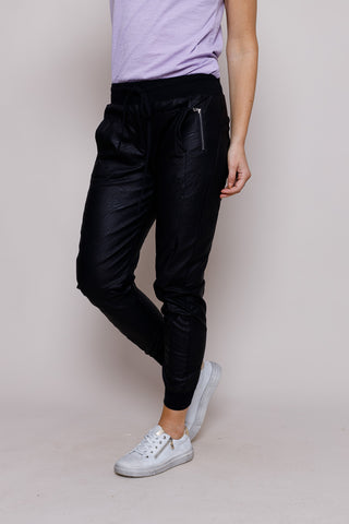 Faux Leather Mix Ultimate Joggers