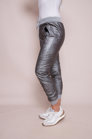 Faux Leather Mix Ultimate Joggers